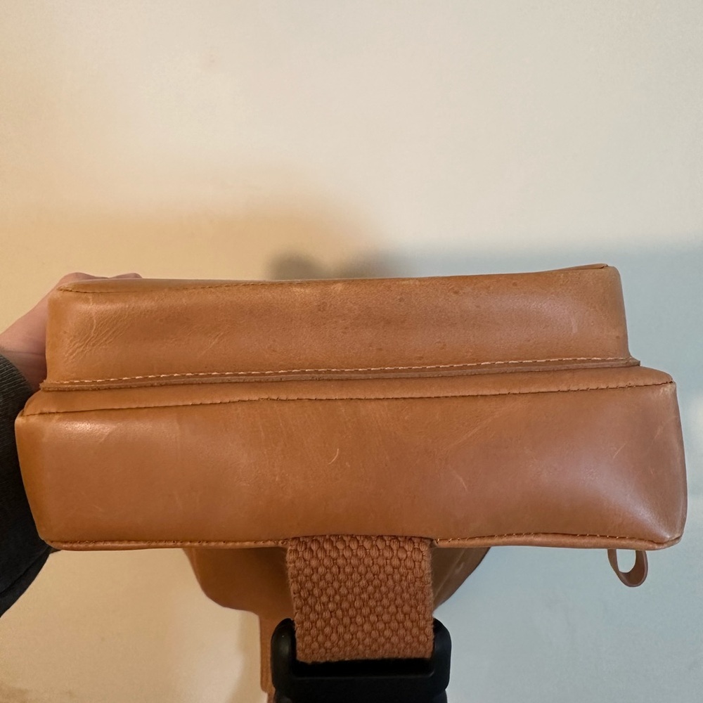 Leather Sling Bag in Tan form ABLE - Picture 6 of 13